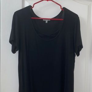 Short sleeve black Charlotte Russe shirt